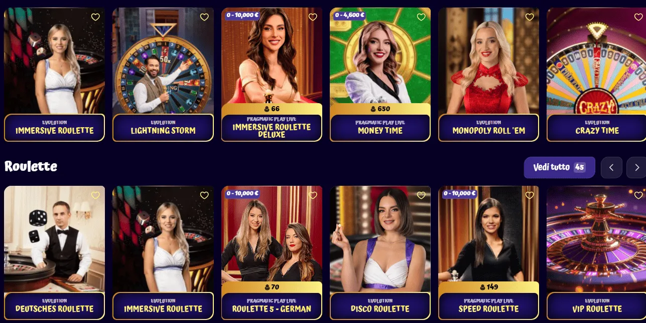 SpinGranny Casino Live Casino 2